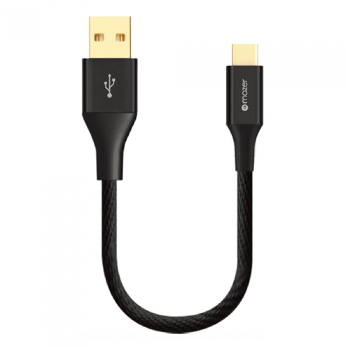 MAZER CBL MFI USB-A TO LIGHTNING 3.1A (20CM)